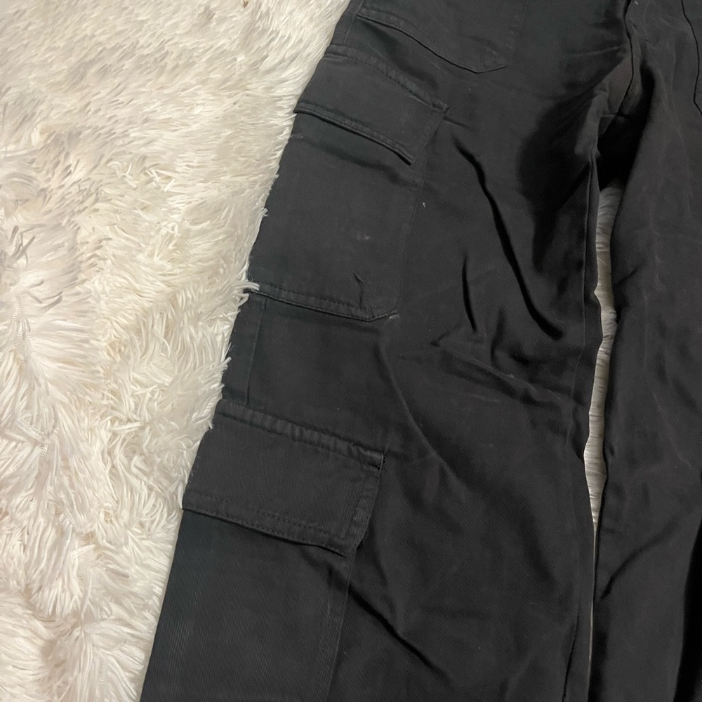 Zara Black Cargo Pants - Picture 4 of 7
